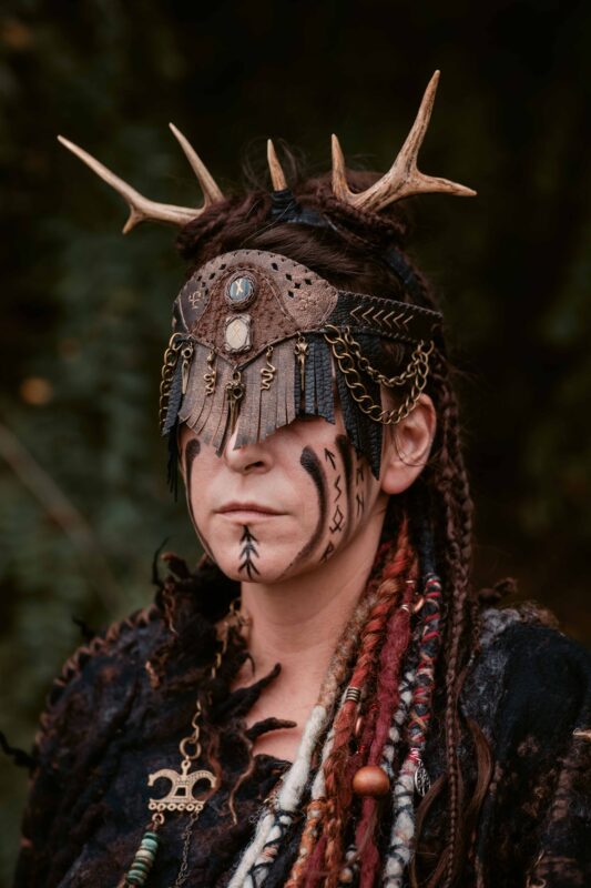 Völva Pagan Ritual Headdress