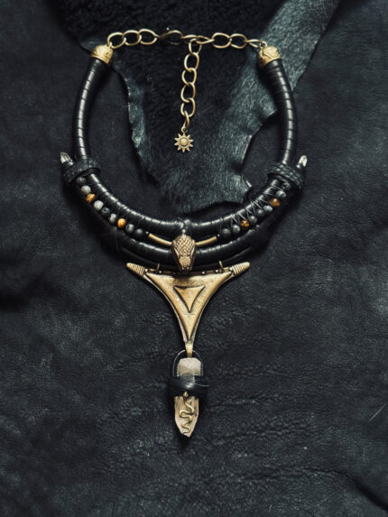 Triad Alchemy Tribal Necklace with Tuareg Amulet